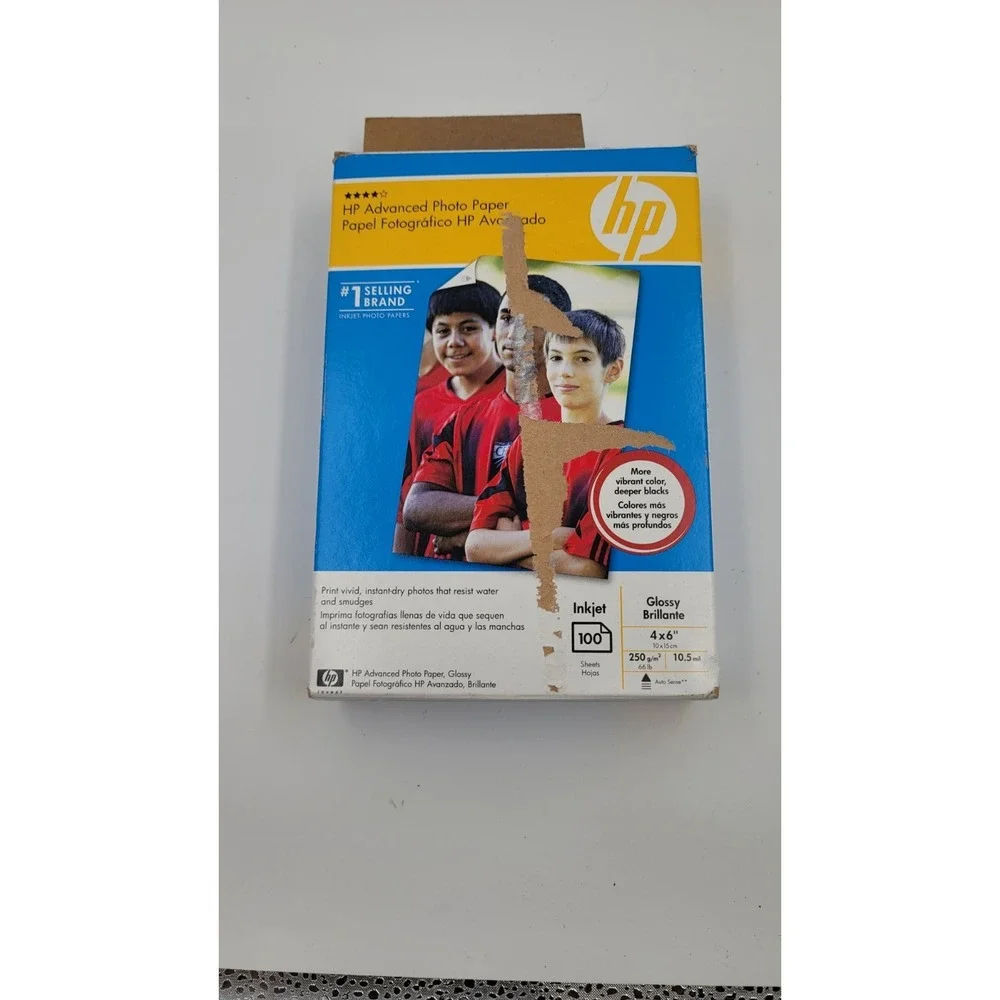 Hewlett‎ Packard Q6638A 4x6 inch Glossy Advanced Printer Paper - 100 Sheets Read